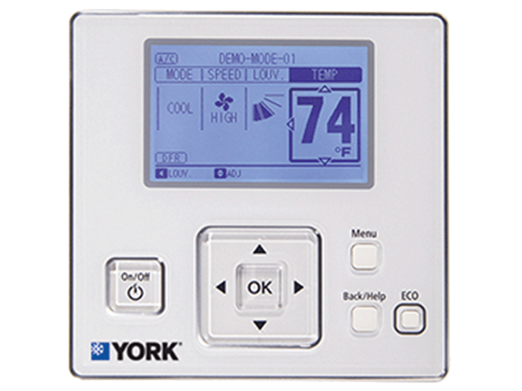 Air conditioner wired controller by Johnson Controls